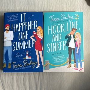 Bundle of two Tessa Bailey books- It Happened One Summer and Hook, Line, Sinker